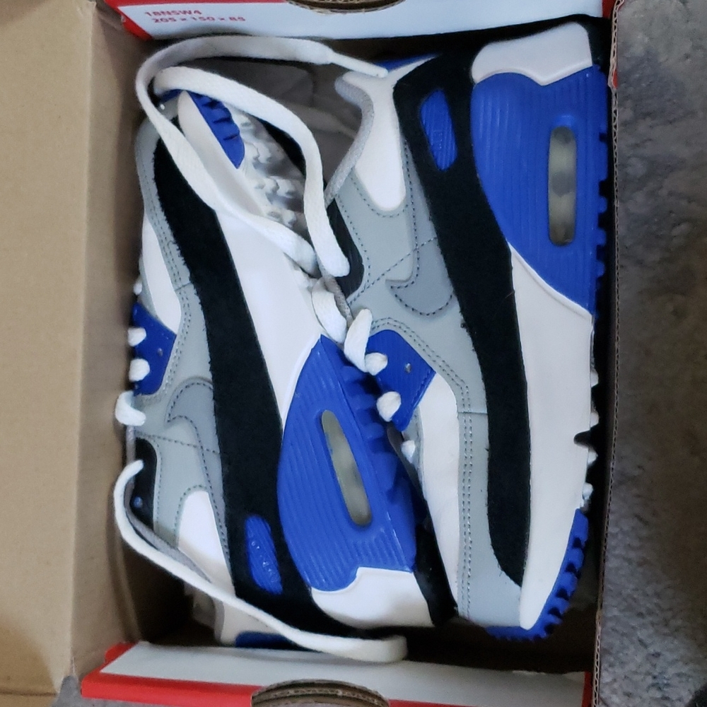 Nike Air Max 90 LTR (white/grey/blue)